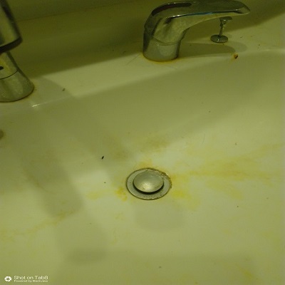 洗面ボール掃除