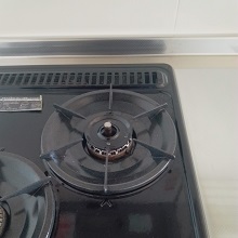 コンロの五徳掃除